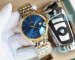 New Upgrade Copy Omega Yellow Gold Bezel 2-Tone Gold Watch